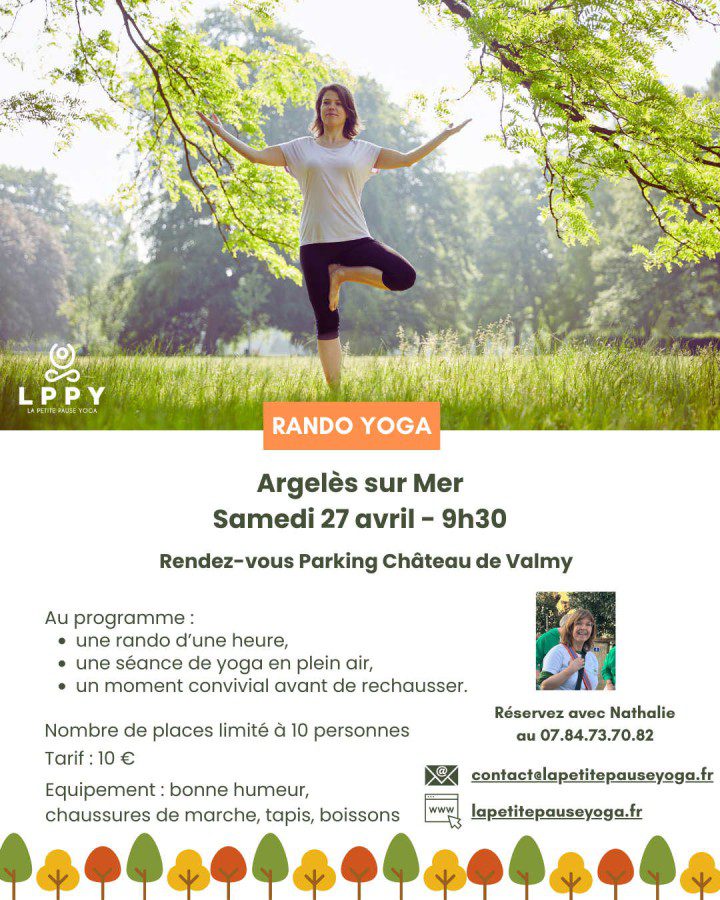 Rando yoga Argelès sur Mer - La Petite Pause Yoga